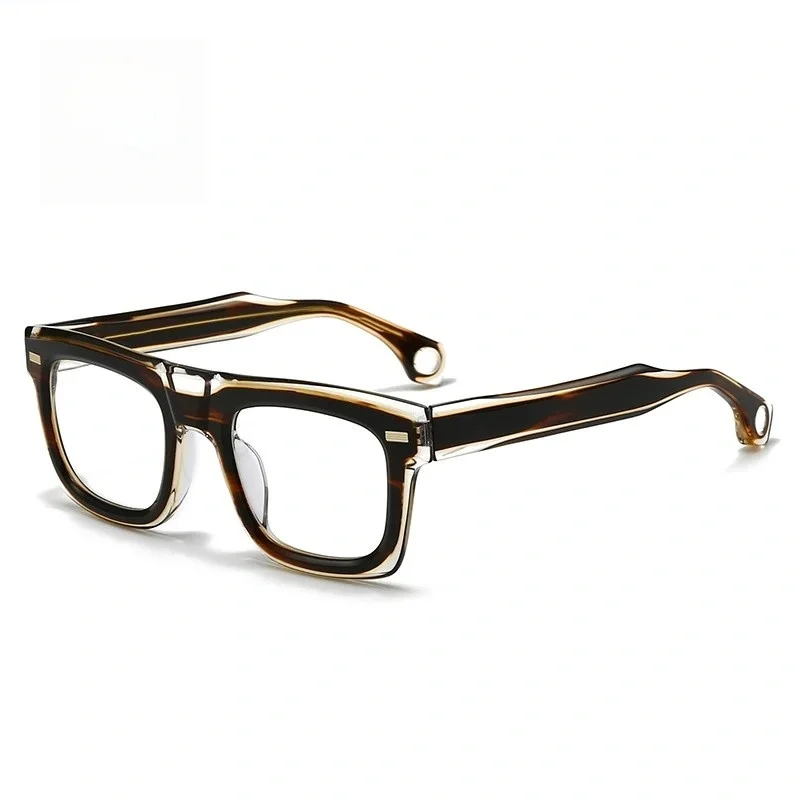 Belight Optical Combine Color Acetate Square Shape Retro Vintage Eyeglass Spectacle Frame RENSICK
Belight Optical Combine Color Acetate Square Shape Retro Vintage Eyeglass Spectacle Frame RENSICK