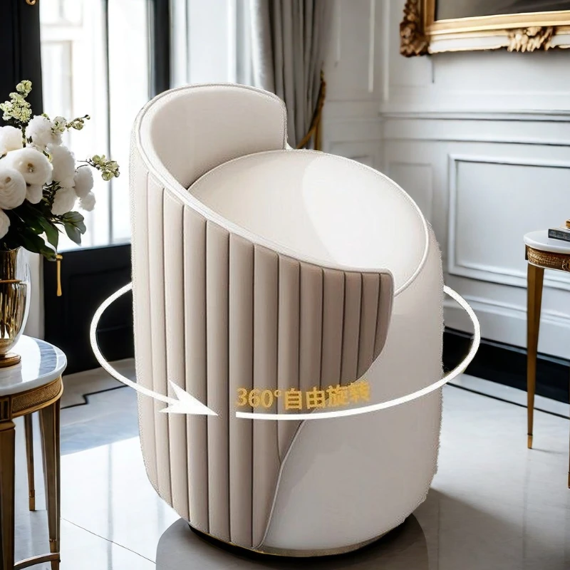 Ins Vanity Stool Luxury Round Makeup Chair with Backrest Solid Wood Frame Bedroom Seat for Girls Modern Dressing Table Ottoman
Ins Vanity Stool Luxury Round Makeup Chair with Backrest Solid Wood Frame Bedroom Seat for Girls Modern Dressing Table Ottoman