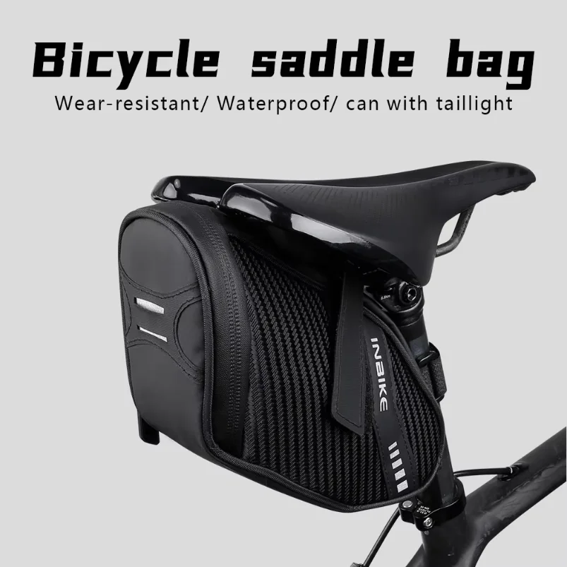 Special Sale Bike Saddle Bag Big Capacity LXB118 Small Waterproof Storage Tail Rear Pack Accessory Kit Tool Reflective MTB Road