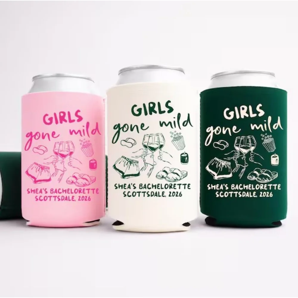 Персонализированные чехлы для банок «Girls Gone Mild», индивидуальные держатели для банок для спа-вечеринок и девичников для команды невесты
Персонализированные чехлы для банок «Girls Gone Mild», индивидуальные держатели для банок для спа-вечеринок и девичников для команды невесты