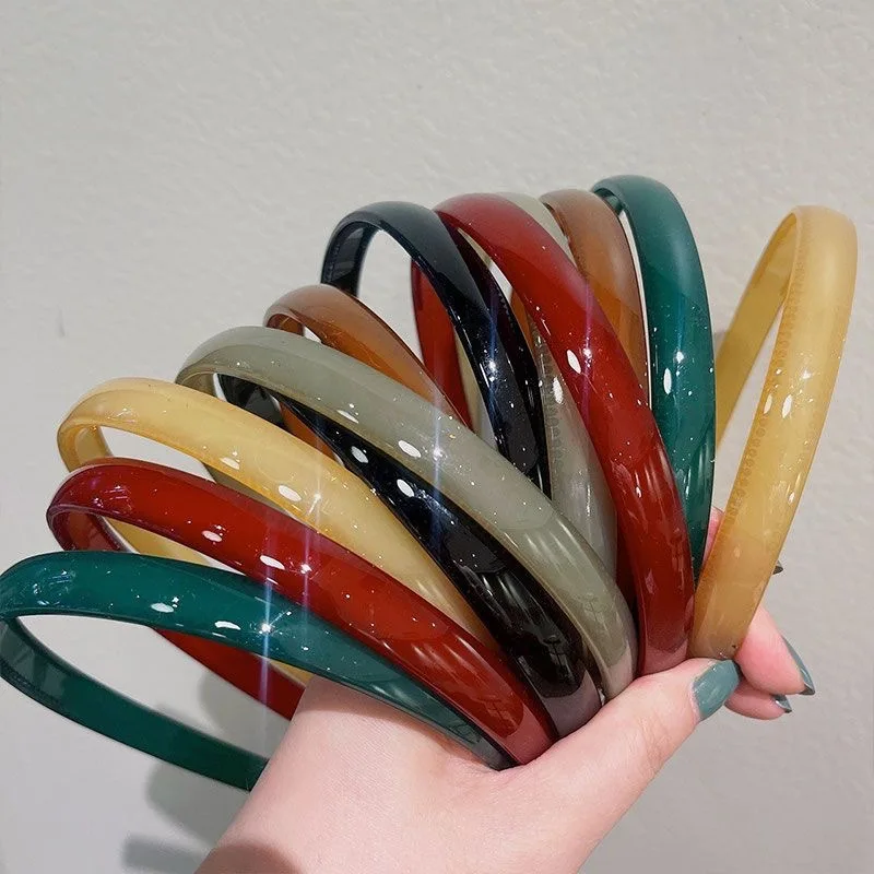 Hot selling Korean Acrylic Hairbands for Women Candy Colors Headbands Plastic Anti-slip Hair Hoop Fashion Girls Hair Accessories
Hot selling Korean Acrylic Hairbands for Women Candy Colors Headbands Plastic Anti-slip Hair Hoop Fashion Girls Hair Accessories