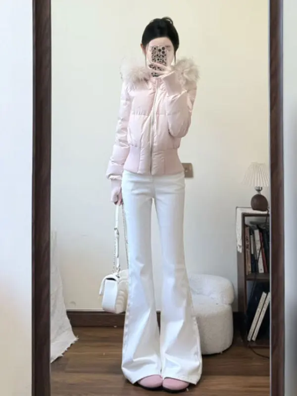 Мягкая и теплая утолщенная хлопковая куртка: уникальная красивая зимняя верхняя одежда для невысоких фигур, теплый пушистый пуховик с капюшоном
Мягкая и теплая утолщенная хлопковая куртка: уникальная красивая зимняя верхняя одежда для невысоких фигур, теплый пушистый пуховик с капюшоном