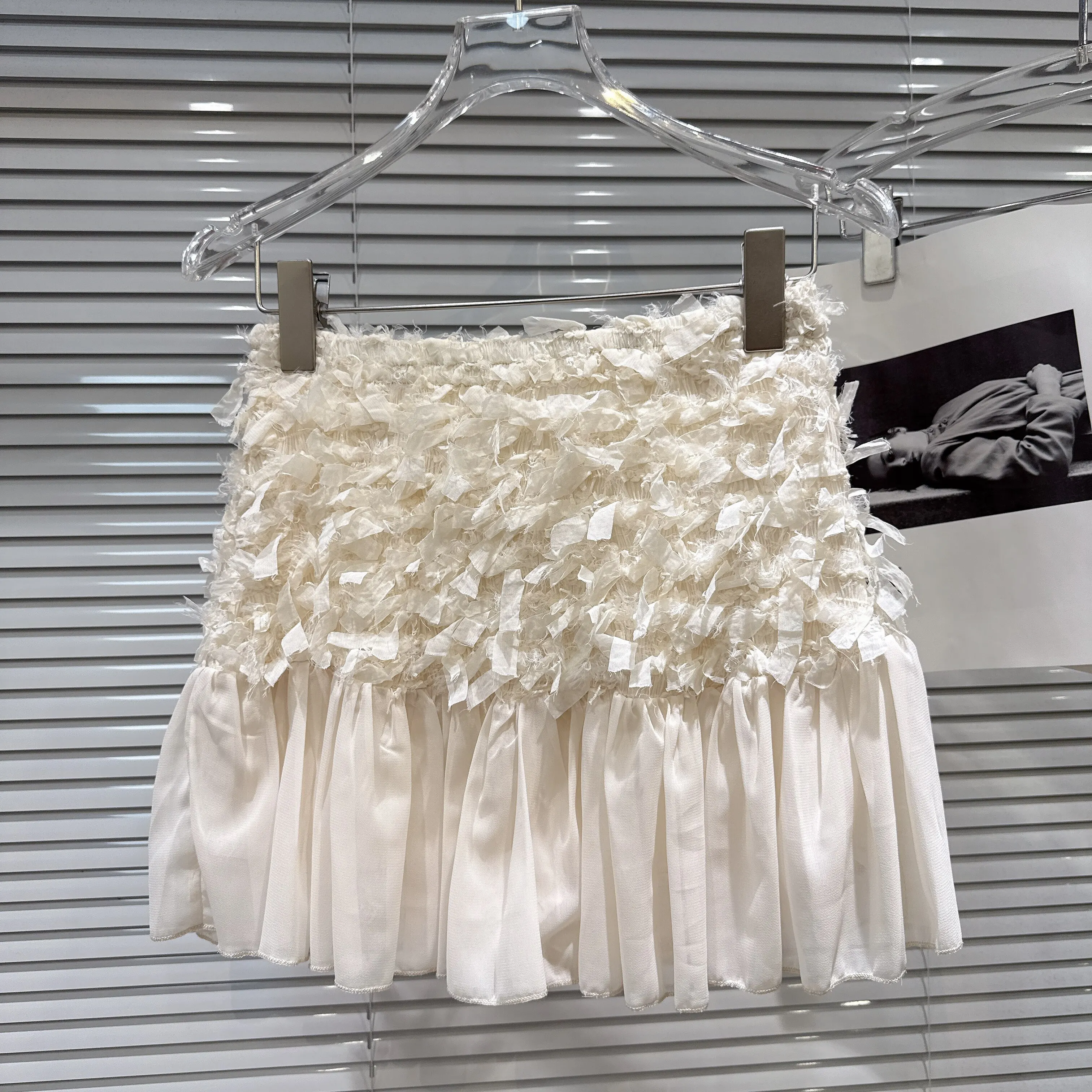 2026 Summer New Arrival: Trendy and Unique Fabric Strip Tassel Patchwork Mesh Mini Skirt for Women, Apricot Skirts
2026 Summer New Arrival: Trendy and Unique Fabric Strip Tassel Patchwork Mesh Mini Skirt for Women, Apricot Skirts