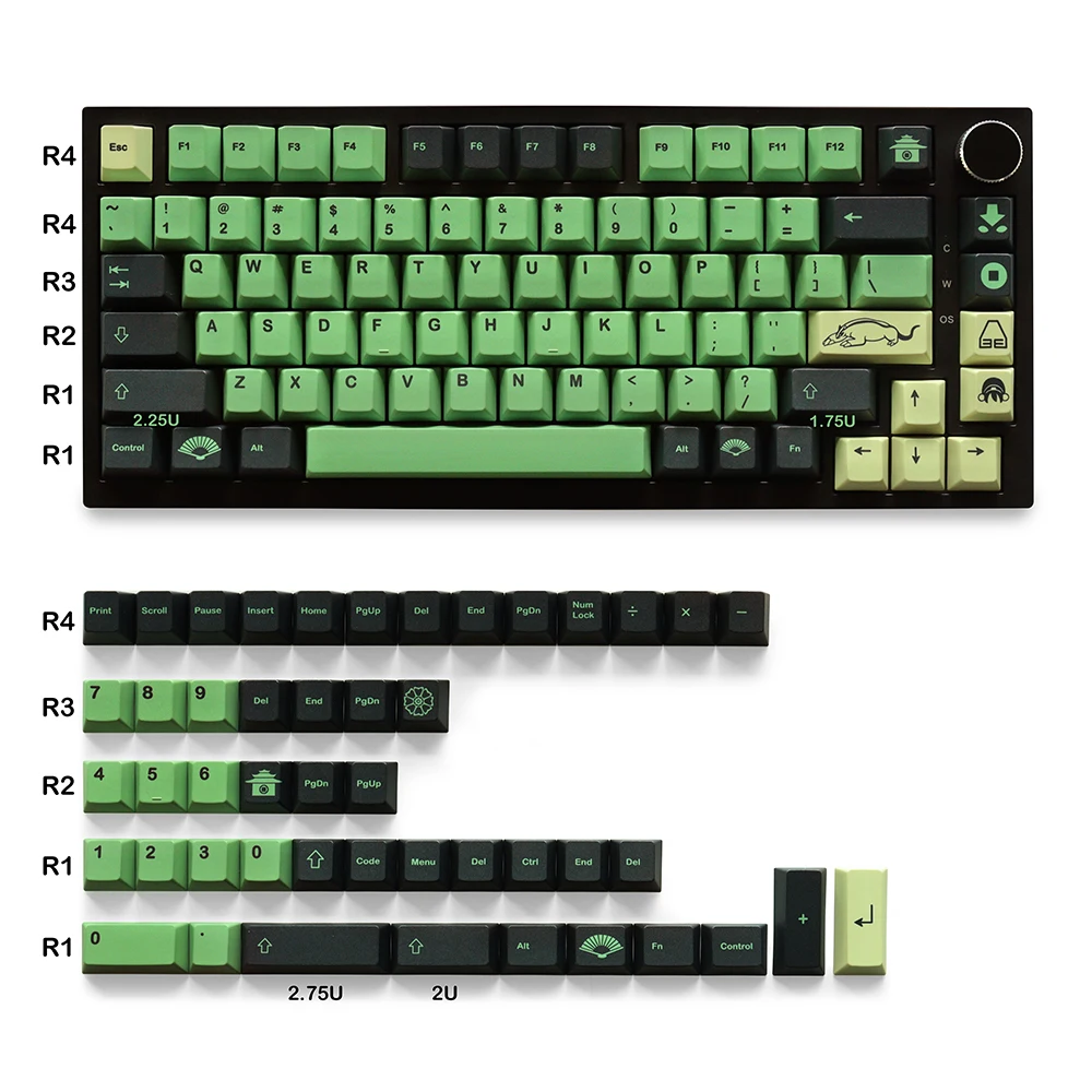 GMK Terra Keycaps Cherry Profile PBT Material 129 Keys Five Side Dye-Sub Keycaps for 61/87/104/108 Mx Switch Mechanical Keyboard
GMK Terra Keycaps Cherry Profile PBT Material 129 Keys Five Side Dye-Sub Keycaps for 61/87/104/108 Mx Switch Mechanical Keyboard
