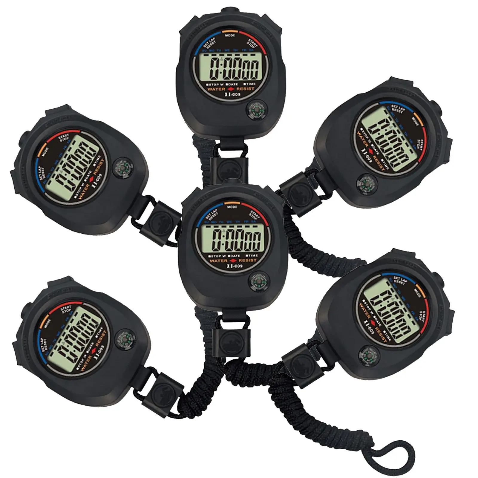 6Pcs Professional Timer Electronic Watch Training Stopwatch Match Stopwatch Game Stopwatches Electronic Timer for Sports Game
6Pcs Professional Timer Electronic Watch Training Stopwatch Match Stopwatch Game Stopwatches Electronic Timer for Sports Game
