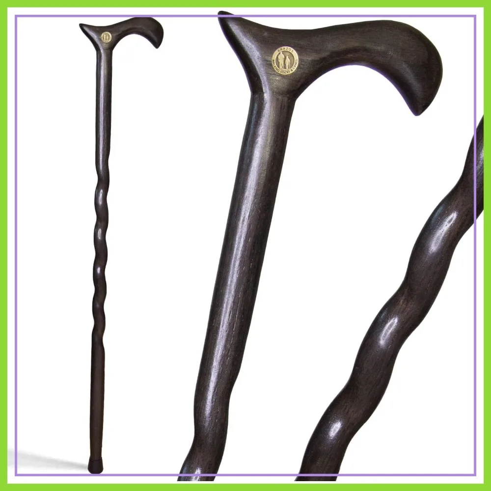 Handcrafted Wood Walking Cane, Twisted Oak, Derby Handle, for Men & Women, Made in USA
Handcrafted Wood Walking Cane, Twisted Oak, Derby Handle, for Men & Women, Made in USA