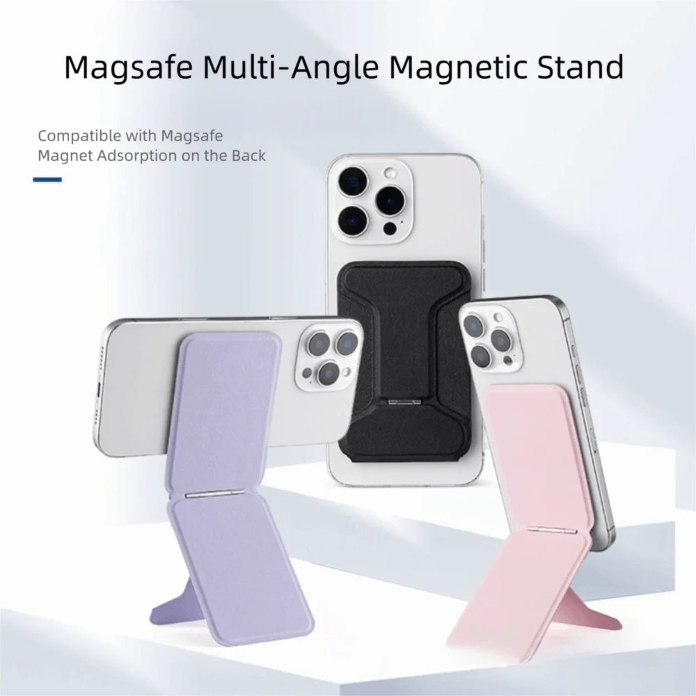 Magsafe Wallet Phone Card Holder Adjustment Rotatable Selfie Stick Tripod Stand Leather Slim for iPhone 16/15/14/13/12 Series
Magsafe Wallet Phone Card Holder Adjustment Rotatable Selfie Stick Tripod Stand Leather Slim for iPhone 16/15/14/13/12 Series