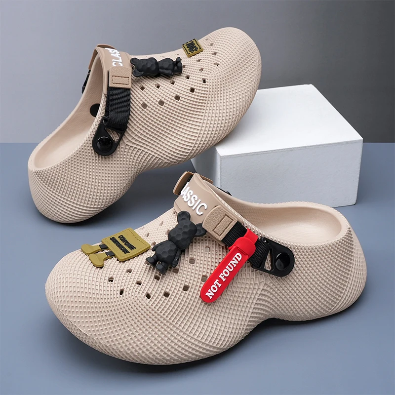 Men new summer diy garden shoes fashion sporty comfortable breathable increased non-slip wear-resistant outdoor beach slippers
Men new summer diy garden shoes fashion sporty comfortable breathable increased non-slip wear-resistant outdoor beach slippers