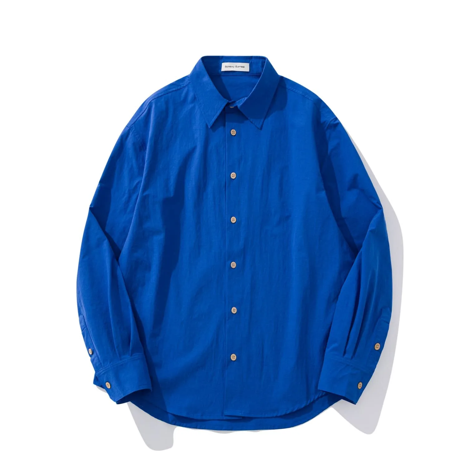 ScrewySurreal Simple and High-end Solid Color Men's and Women's Versatile Long Sleeved Shirt
ScrewySurreal Simple and High-end Solid Color Men's and Women's Versatile Long Sleeved Shirt