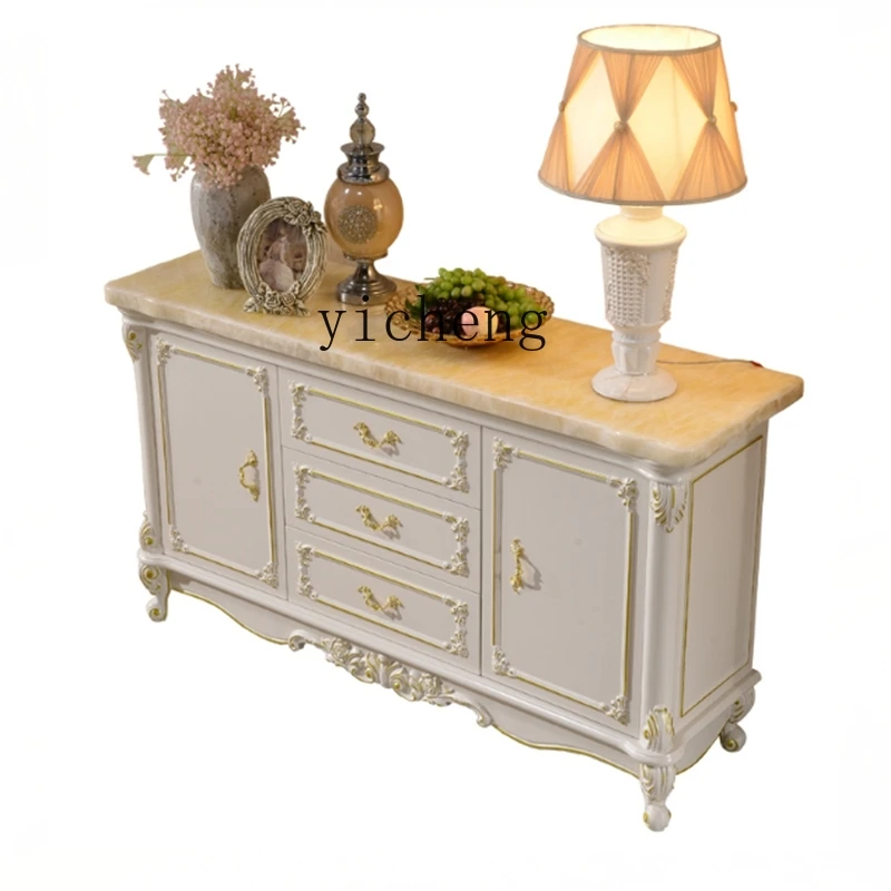 XL European marble dining side cabinet, solid wood tea storage wine cabinet, sofa back side cabinet
XL European marble dining side cabinet, solid wood tea storage wine cabinet, sofa back side cabinet