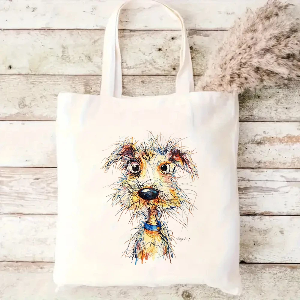 Lucky Fashion Dachshund Canvas Tote Bag Cute Pet Shoulder Bag
Lucky Fashion Dachshund Canvas Tote Bag Cute Pet Shoulder Bag