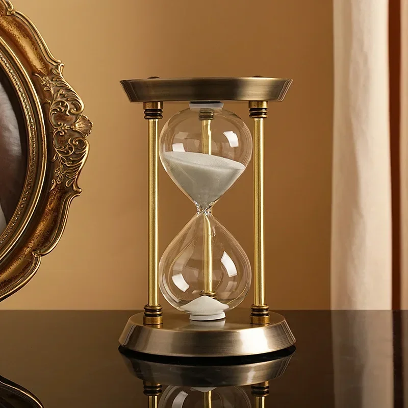 Nordic Creative Metal Hourglass 1/3/5/10/15 Minute Timer Home Bookshelf TV Cabinet Ornaments Living Room Office Retro Decor Gift
Nordic Creative Metal Hourglass 1/3/5/10/15 Minute Timer Home Bookshelf TV Cabinet Ornaments Living Room Office Retro Decor Gift