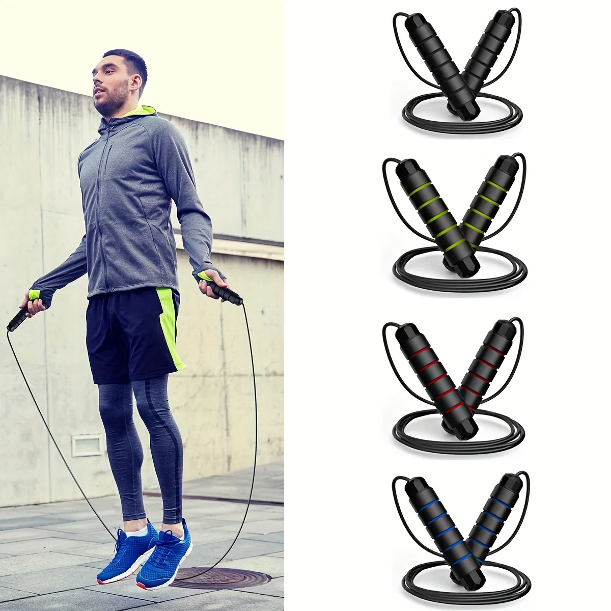 1pc Skipping Rope, Adjustable Jump Rope, For Aerobic Exercise, Speed Training, Weight Loss, Fitness
1pc Skipping Rope, Adjustable Jump Rope, For Aerobic Exercise, Speed Training, Weight Loss, Fitness