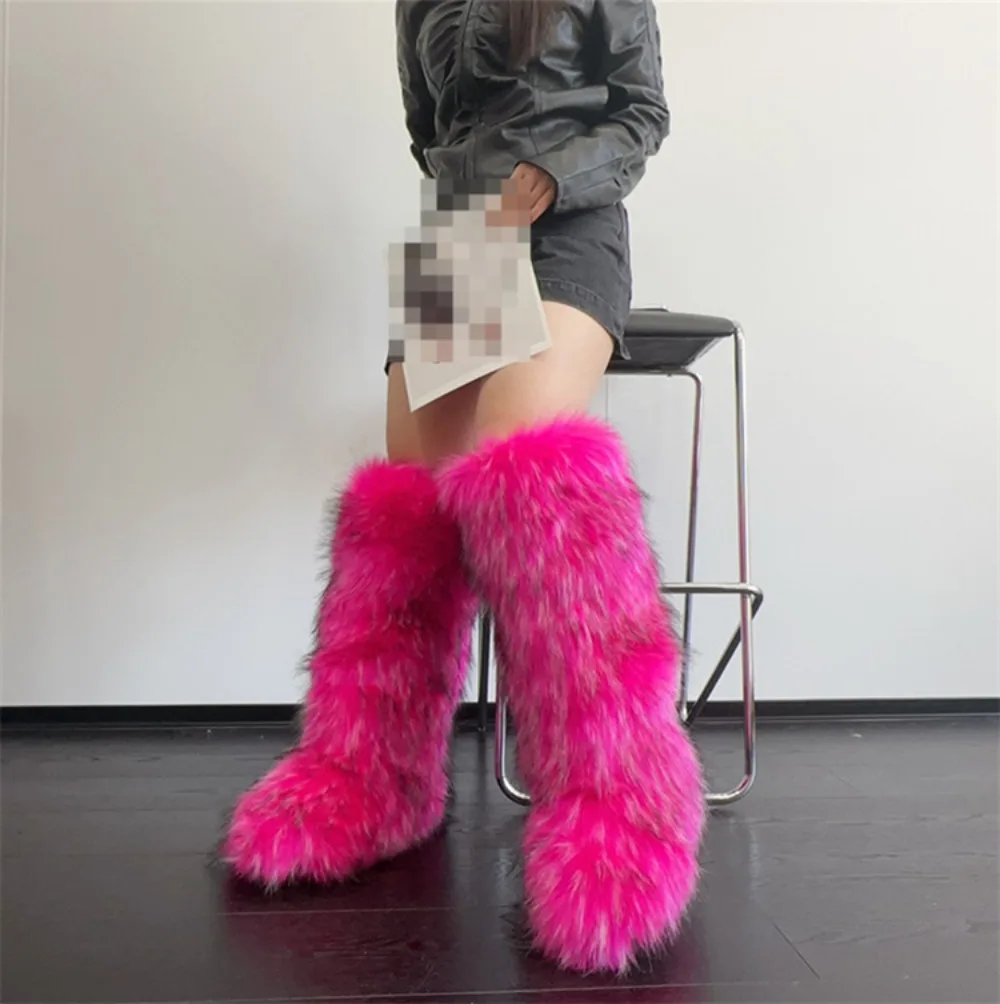 fashion Winter Faux Fur Boots Women Long Women Boots Ladies Shoes 2026
fashion Winter Faux Fur Boots Women Long Women Boots Ladies Shoes 2026