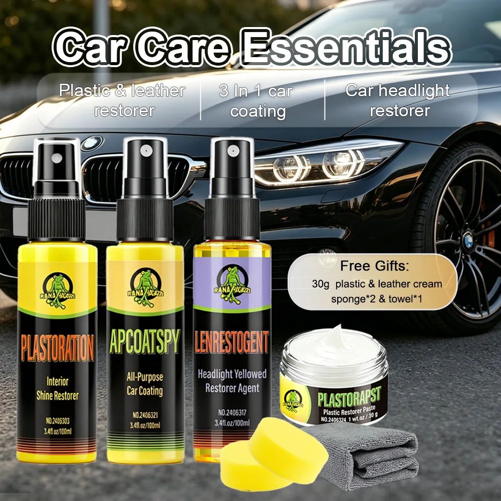 Car Plastic Refurbish Kit Anti Aging Coating Agent Yellowing Headlight Restoration Liquid 30/100ml Auto Care Supplies
Car Plastic Refurbish Kit Anti Aging Coating Agent Yellowing Headlight Restoration Liquid 30/100ml Auto Care Supplies