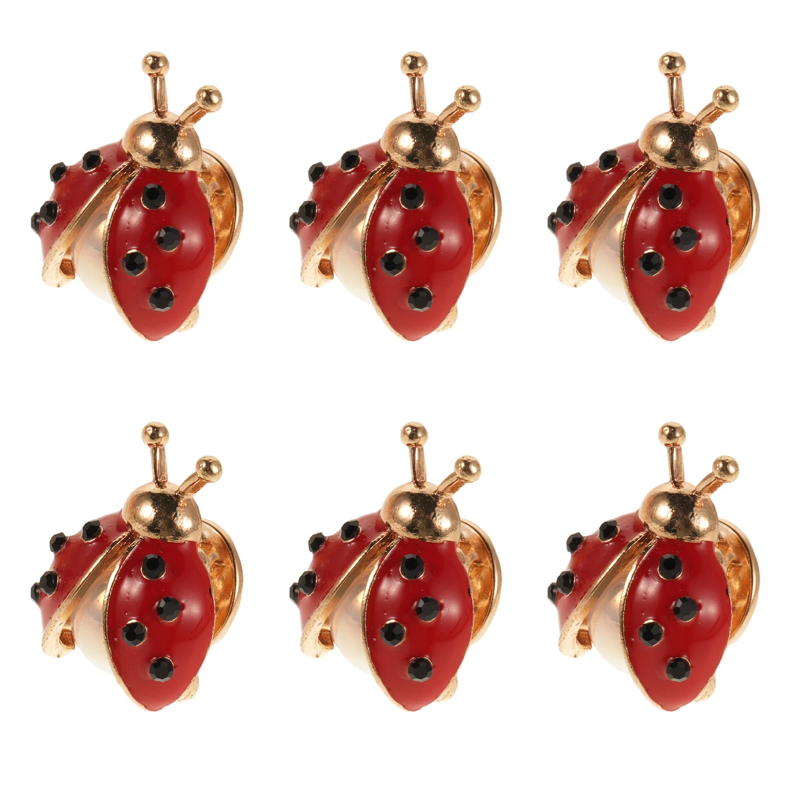 6pcs Ladybug Lapel Brooch Pin Anti-Slip Clothing Security For Sweater Scarf Shawl Dress Jacket Vintage Alloy Animal Brooch
6pcs Ladybug Lapel Brooch Pin Anti-Slip Clothing Security For Sweater Scarf Shawl Dress Jacket Vintage Alloy Animal Brooch