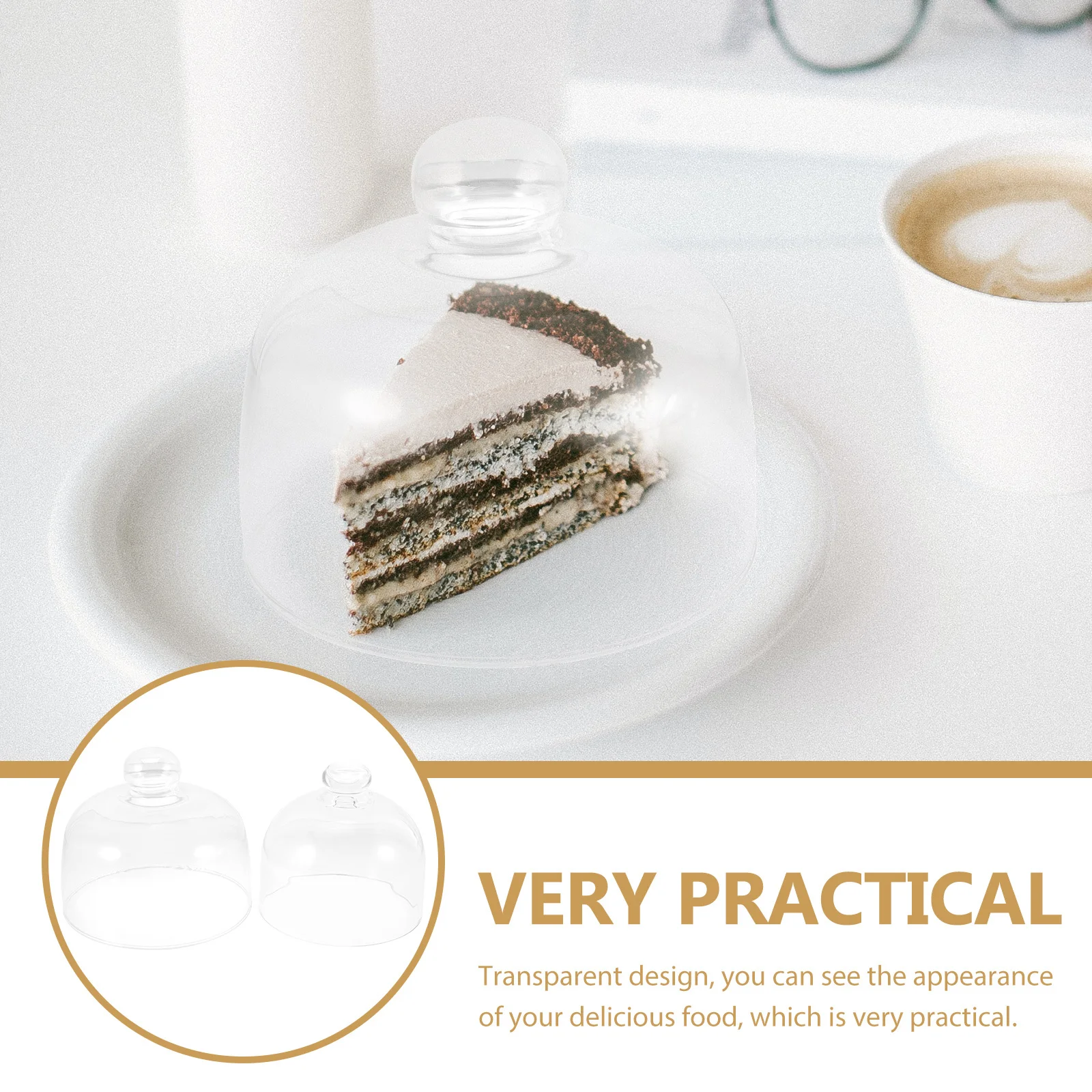 2Pcs Cake Dome Glass Cover Transparent Food Dust Proof Protective Cover for Cake Stand Display Preserve Freshness
2Pcs Cake Dome Glass Cover Transparent Food Dust Proof Protective Cover for Cake Stand Display Preserve Freshness