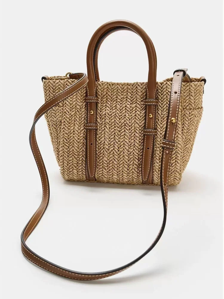 Summer Mini Straw Woven Handbag Retro High Quality Handmade Weaving Bag Women's Versatile Commuting Shoulder Bag
Summer Mini Straw Woven Handbag Retro High Quality Handmade Weaving Bag Women's Versatile Commuting Shoulder Bag