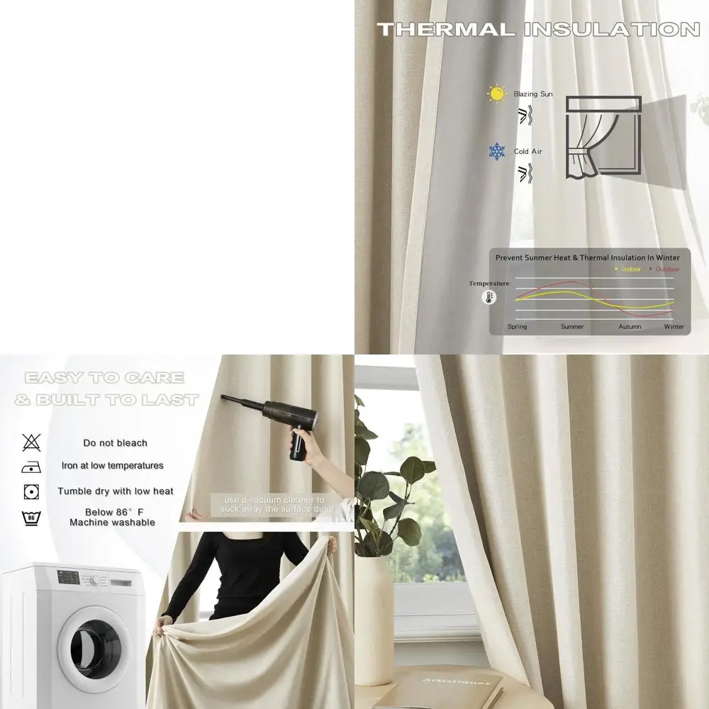 Изготовленные на заказ плотные шторы размером 40x102-дюймовые плиссированные панели с крючками для дорожек, подходят для раздвижных дверей, патио, солнечной комнаты, Natu
Изготовленные на заказ плотные шторы размером 40x102-дюймовые плиссированные панели с крючками для дорожек, подходят для раздвижных дверей, патио, солнечной комнаты, Natu