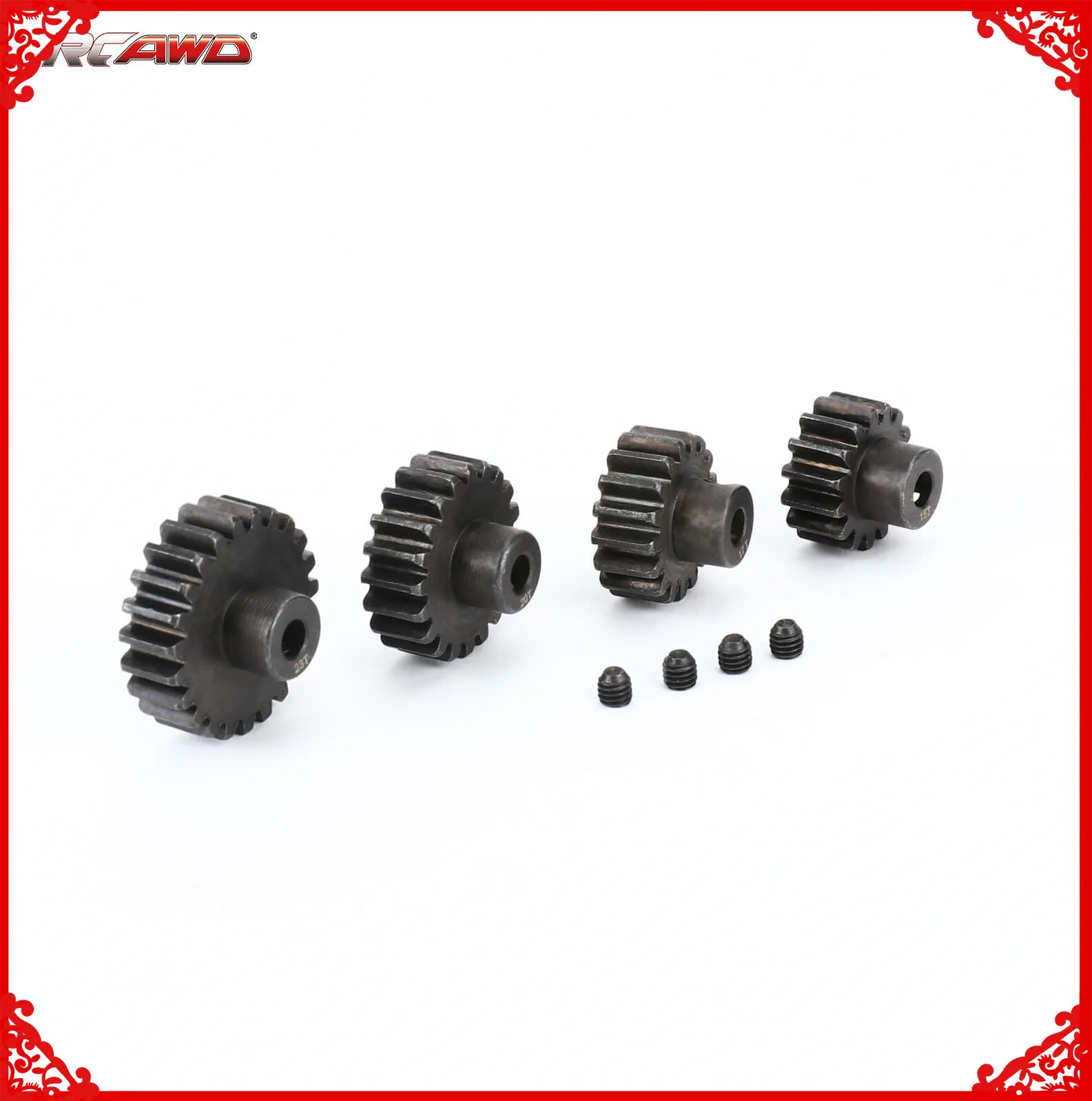 RCAWD 15T 17T 20T 23T 0.8Mod 1/8" 3.175MM Bore CNC Steel Pinion Gear For ARRMA 1/8 INFRACTION 4WD MEGA upgrades part
RCAWD 15T 17T 20T 23T 0.8Mod 1/8" 3.175MM Bore CNC Steel Pinion Gear For ARRMA 1/8 INFRACTION 4WD MEGA upgrades part