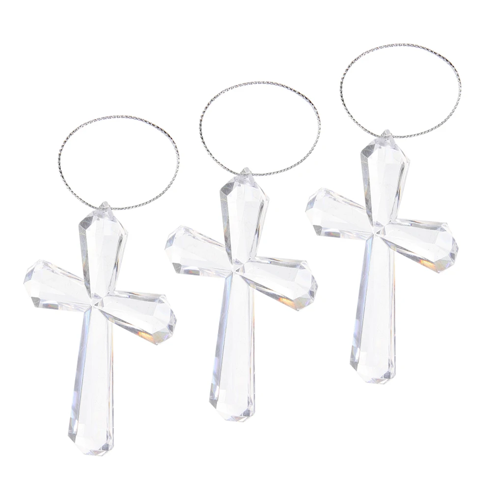3 Pcs Transparent Cross Wall Crosses for Home Decor Clear Ornaments Indoor Spring Tree Holiday Hanging Craft
3 Pcs Transparent Cross Wall Crosses for Home Decor Clear Ornaments Indoor Spring Tree Holiday Hanging Craft