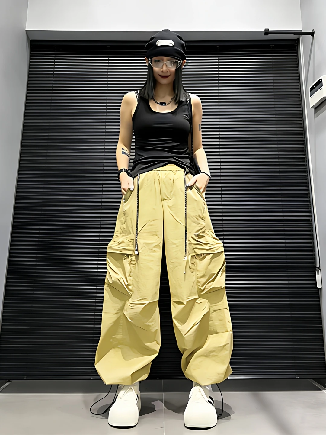Spring Summer New Women's Workwear Pants Casual Wide Leg Street Dance Trousers Elastic Waist Harlan Pants Casual Pants
Spring Summer New Women's Workwear Pants Casual Wide Leg Street Dance Trousers Elastic Waist Harlan Pants Casual Pants