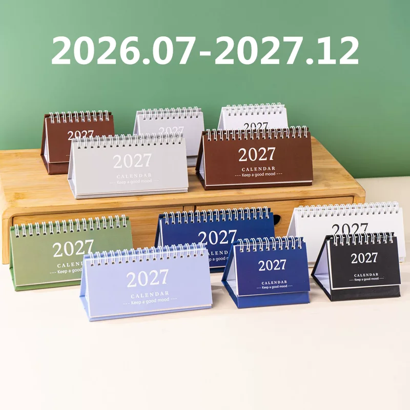 2027 Mini Solid Desk Calendar Wire Binding Monthly Planner Desktop Organizer Office Student New Year Gift 2026.07-2027.12
2027 Mini Solid Desk Calendar Wire Binding Monthly Planner Desktop Organizer Office Student New Year Gift 2026.07-2027.12