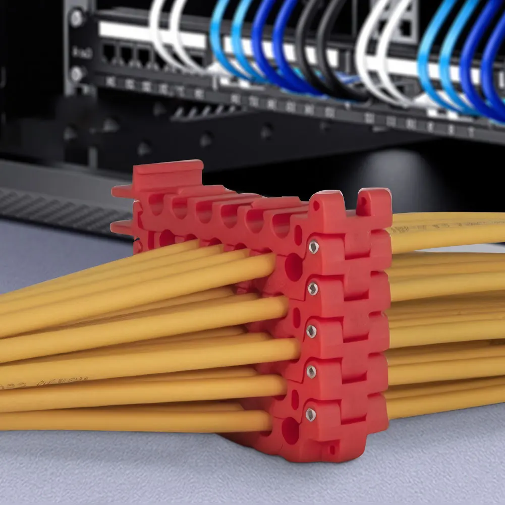 Устройство для сшивания сетевых кабелей Cat 5 и Cat 6 для центров обработки данных, серверных комнат и держателей кабелей
Устройство для сшивания сетевых кабелей Cat 5 и Cat 6 для центров обработки данных, серверных комнат и держателей кабелей