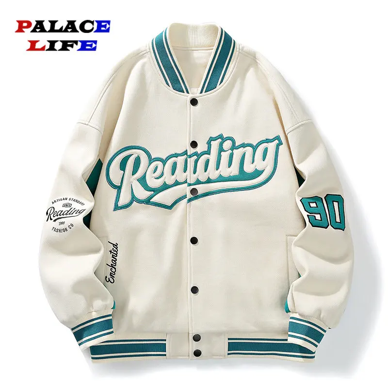 Embroidery Letter Pilot Baseball Jacket Men Hip Hop Streetwear PU Leather Varsity Bomber Jacket Women 2023 Harajuku Loose Coats
Embroidery Letter Pilot Baseball Jacket Men Hip Hop Streetwear PU Leather Varsity Bomber Jacket Women 2023 Harajuku Loose Coats