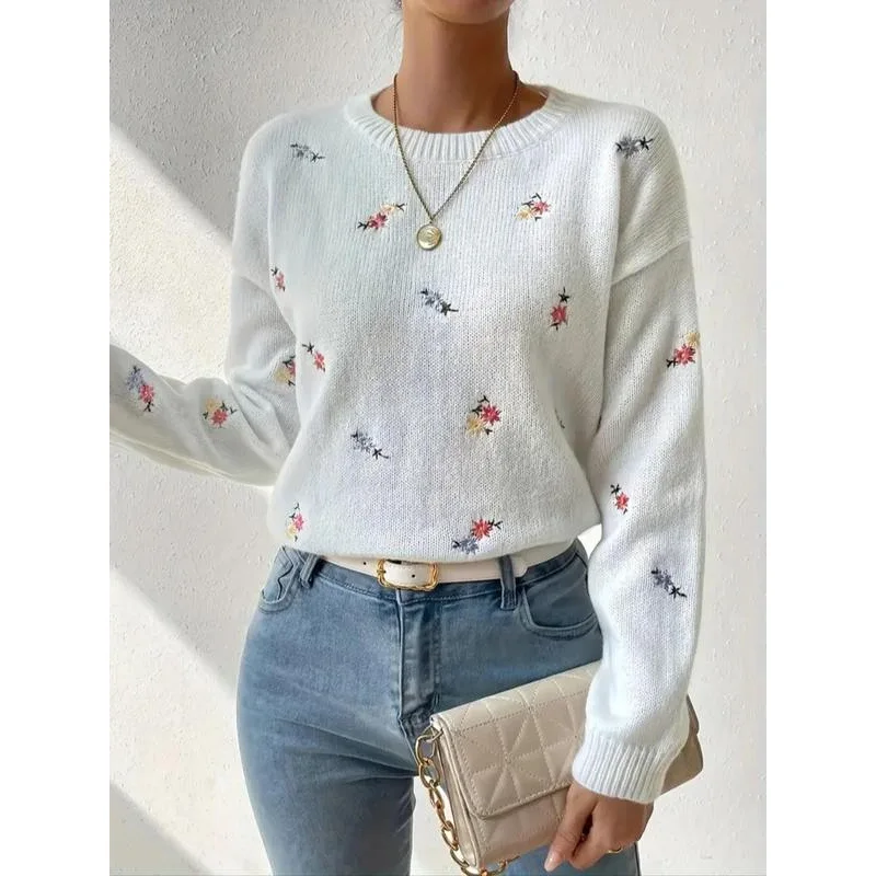 Loose Crew Neck Knitwear round Neck Oversize Sweater Women's Fashion Spring Ultra-Thin Lightweight Comfortable Fit Knitted Top
Loose Crew Neck Knitwear round Neck Oversize Sweater Women's Fashion Spring Ultra-Thin Lightweight Comfortable Fit Knitted Top