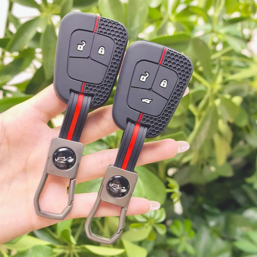 Silicone Keychain For Chevrolet Camaro Cruze Sonic Impala Malibu AVEO Equinox For Vauxhall Opel Astra J H Key Case Holder
Silicone Keychain For Chevrolet Camaro Cruze Sonic Impala Malibu AVEO Equinox For Vauxhall Opel Astra J H Key Case Holder