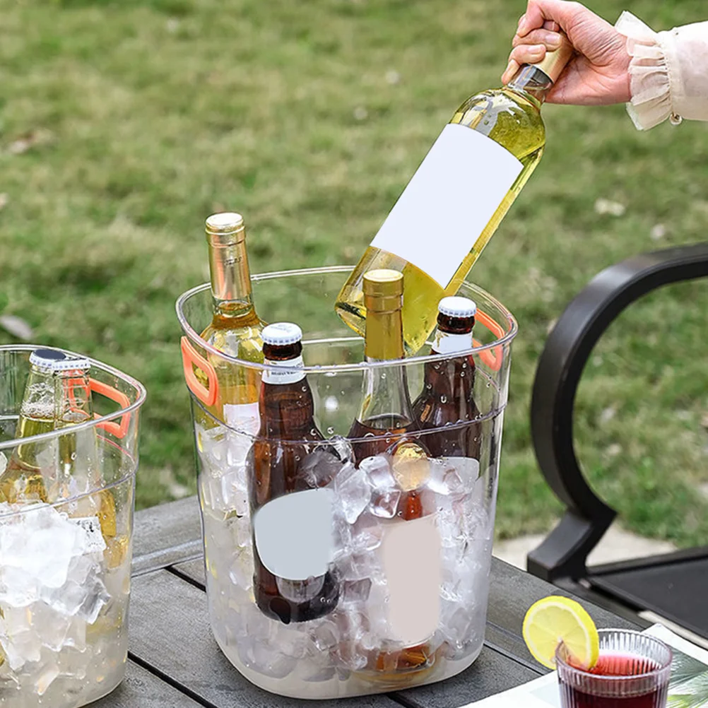 Ice Cube Bucket Clear Sturdy Ice Holder for Home Bar Restaurant Party Convenient Beer Wine Bottle Holder Clear Bucket
Ice Cube Bucket Clear Sturdy Ice Holder for Home Bar Restaurant Party Convenient Beer Wine Bottle Holder Clear Bucket