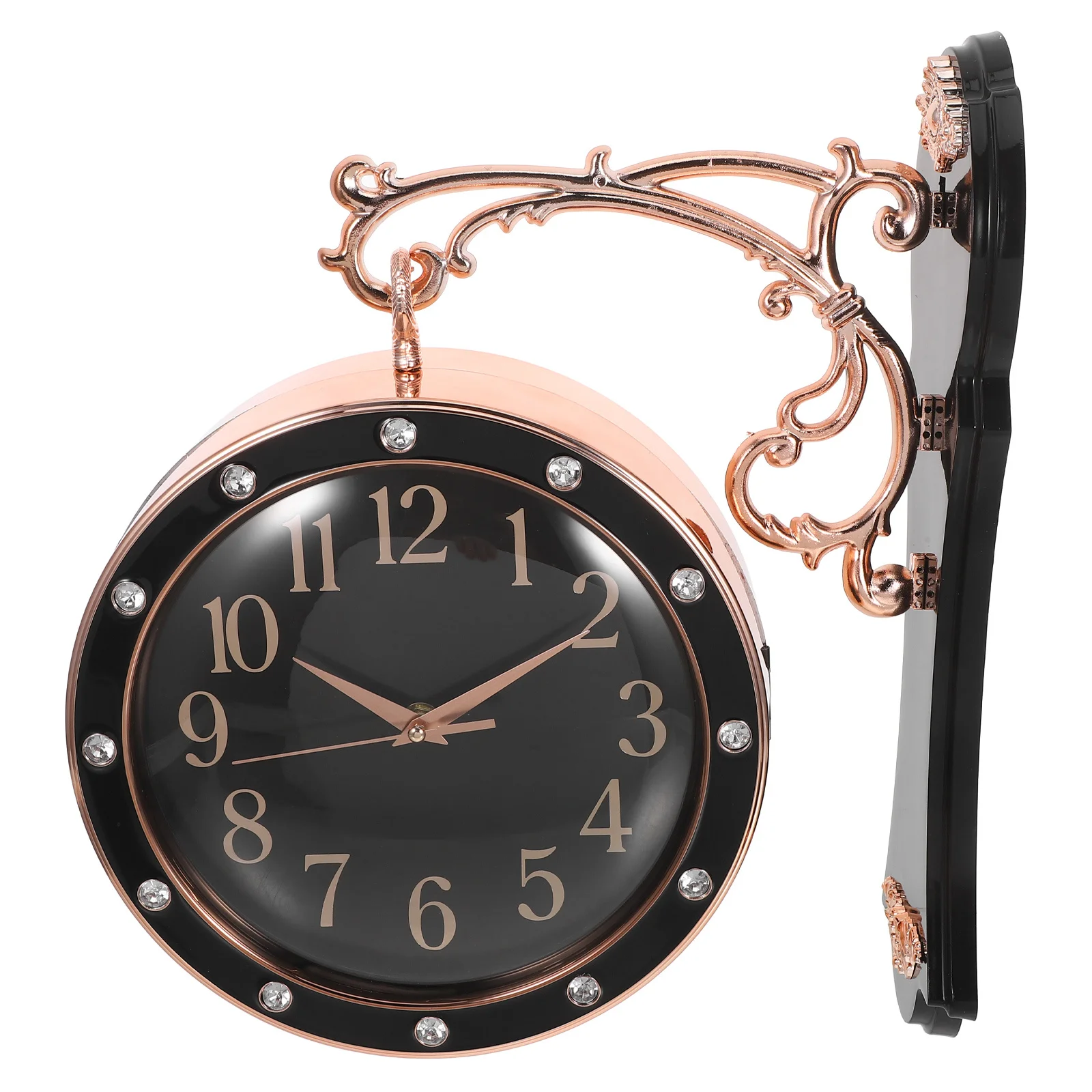 Large Double Sided Silent Wall Clock European Style Non Ticking Clock for Living Room Indoor Outdoor Office Porch Decor Black
Large Double Sided Silent Wall Clock European Style Non Ticking Clock for Living Room Indoor Outdoor Office Porch Decor Black