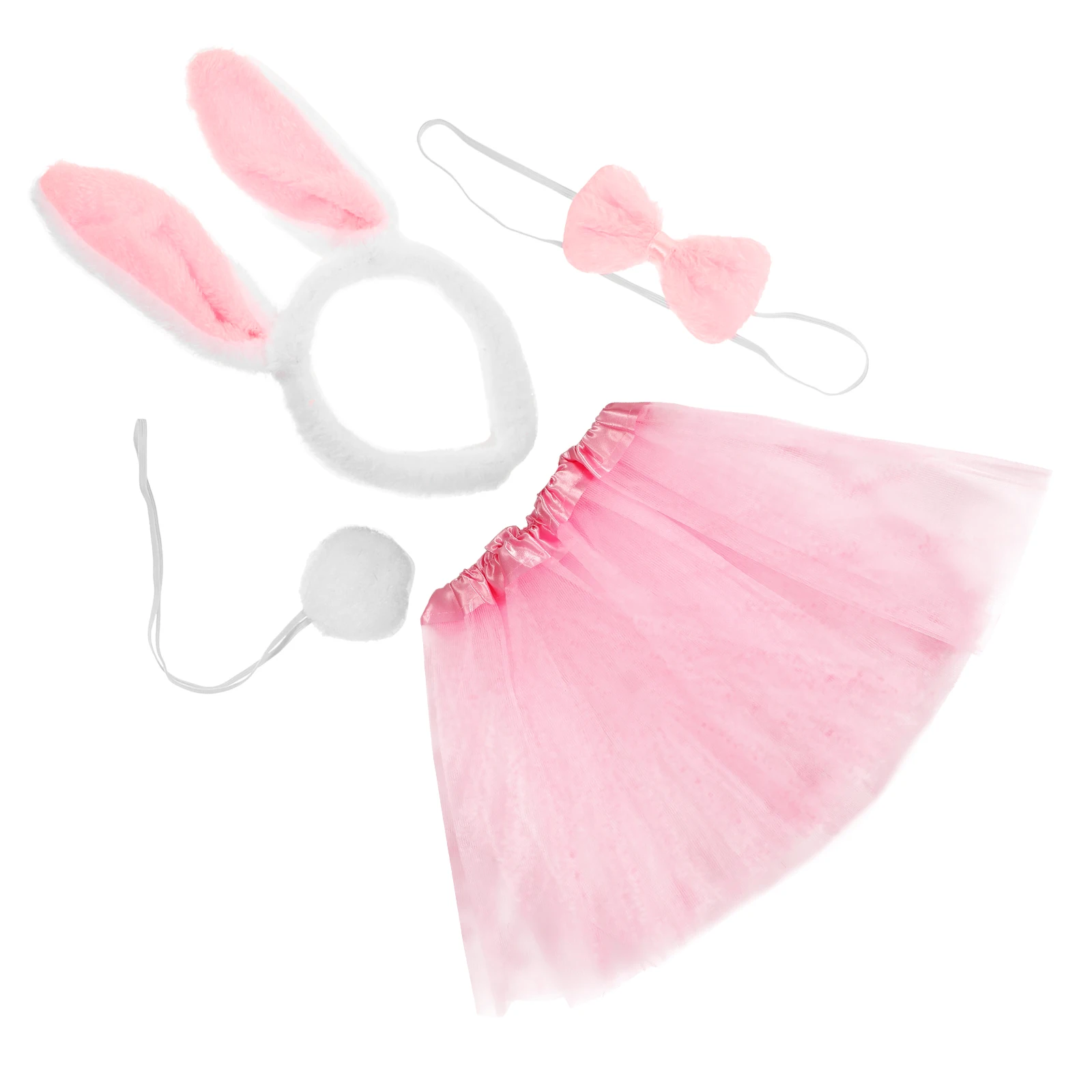 4pcs Rabbit Headdress Mesh Skirt Set Toddler Girl Tutu Costume Halloween Kids Party Outfit Easter Hairband Tail Tie
4pcs Rabbit Headdress Mesh Skirt Set Toddler Girl Tutu Costume Halloween Kids Party Outfit Easter Hairband Tail Tie