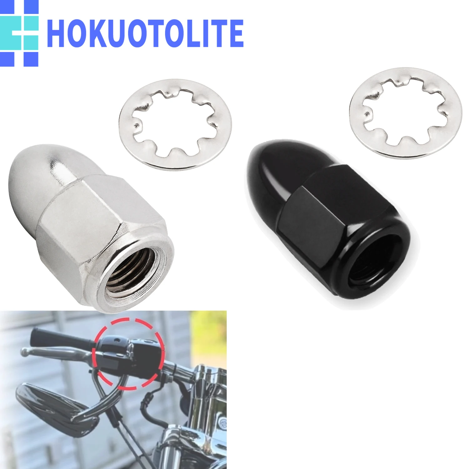 5/16″-24 Acorn Nut Kit Motorcycle Rearview Mirrors Handlebar Mount Nut Kit For Harley CVO Dyna Electra Road Glide Road King
5/16″-24 Acorn Nut Kit Motorcycle Rearview Mirrors Handlebar Mount Nut Kit For Harley CVO Dyna Electra Road Glide Road King