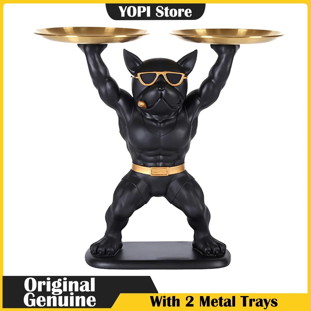 Home Interior Decoration Dog Figurines Ornaments French Bulldog Tray Statue Table Decoration Resin Animals Dog Figure Sculpture
Home Interior Decoration Dog Figurines Ornaments French Bulldog Tray Statue Table Decoration Resin Animals Dog Figure Sculpture