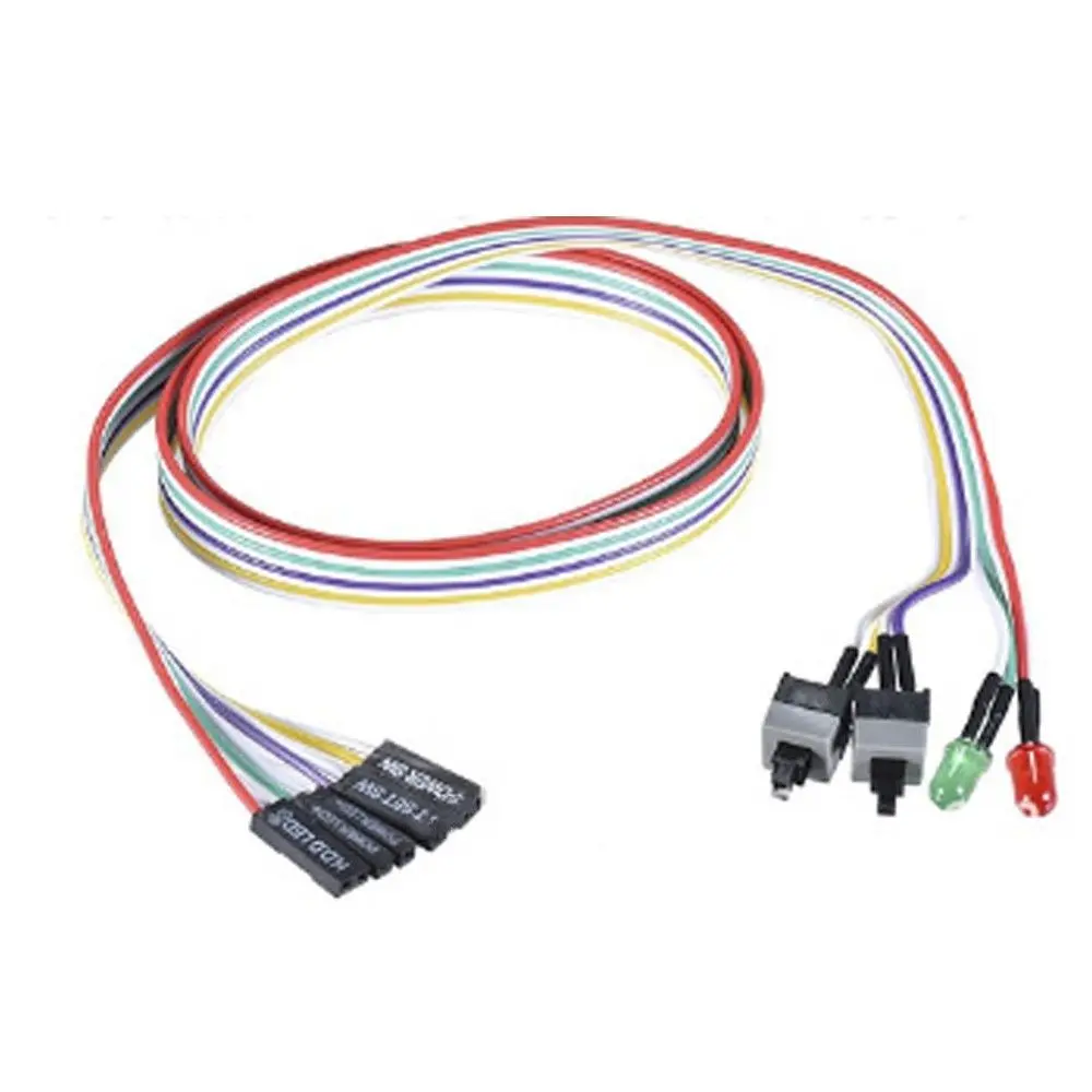 Durable Power on Computer Case PC Desktop Connectors Computer Cables Reset Switch Cable
Durable Power on Computer Case PC Desktop Connectors Computer Cables Reset Switch Cable