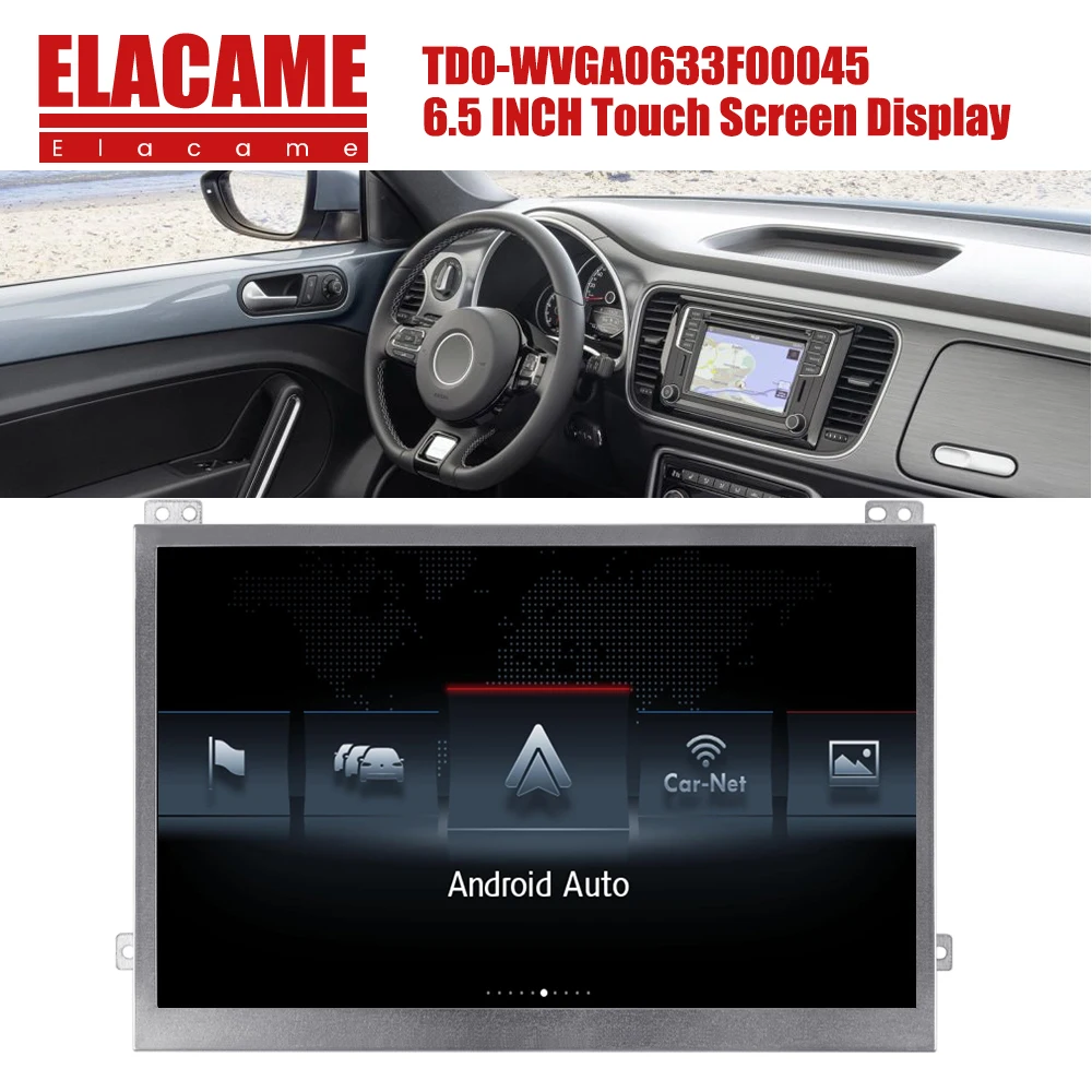 6.5" 40Pins Car LCD Touch Screen Display Panel For VW MIB STD2 680 200 TDO-WVGA0633F00045 0039 Auto Radio NAV Replacement
6.5" 40Pins Car LCD Touch Screen Display Panel For VW MIB STD2 680 200 TDO-WVGA0633F00045 0039 Auto Radio NAV Replacement