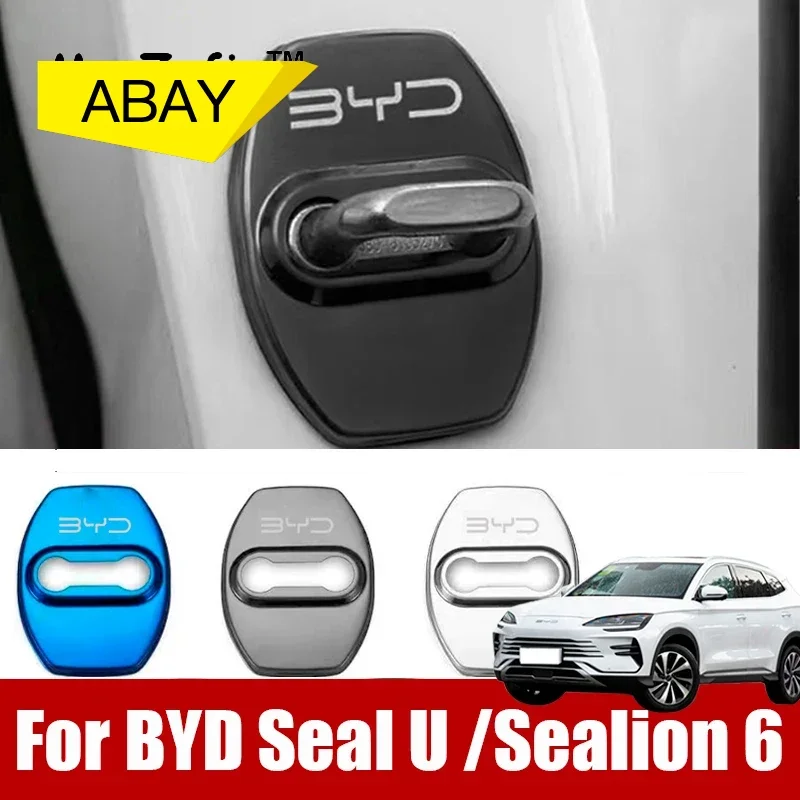 Fit BYD Seal U Sealion 6 2024 2025 Car Door Lock Protection Cover Anti rust Stainless Steel Auto Interior Decoration Accessories
Fit BYD Seal U Sealion 6 2024 2025 Car Door Lock Protection Cover Anti rust Stainless Steel Auto Interior Decoration Accessories
