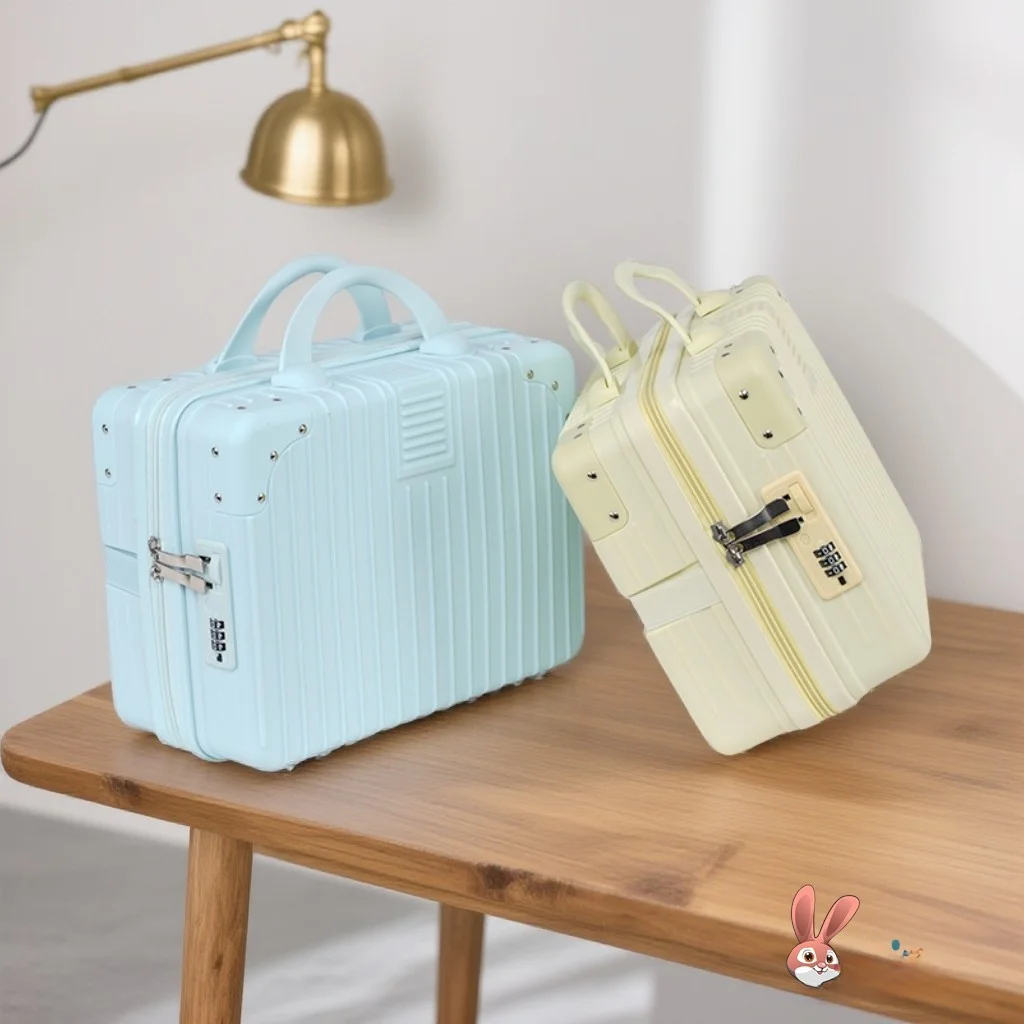 Portable Hanging Luggage Cosmetic Box Small Wedding Favor Box Light Box Password Box Fashionable Travel Makeup Storage Case
Portable Hanging Luggage Cosmetic Box Small Wedding Favor Box Light Box Password Box Fashionable Travel Makeup Storage Case