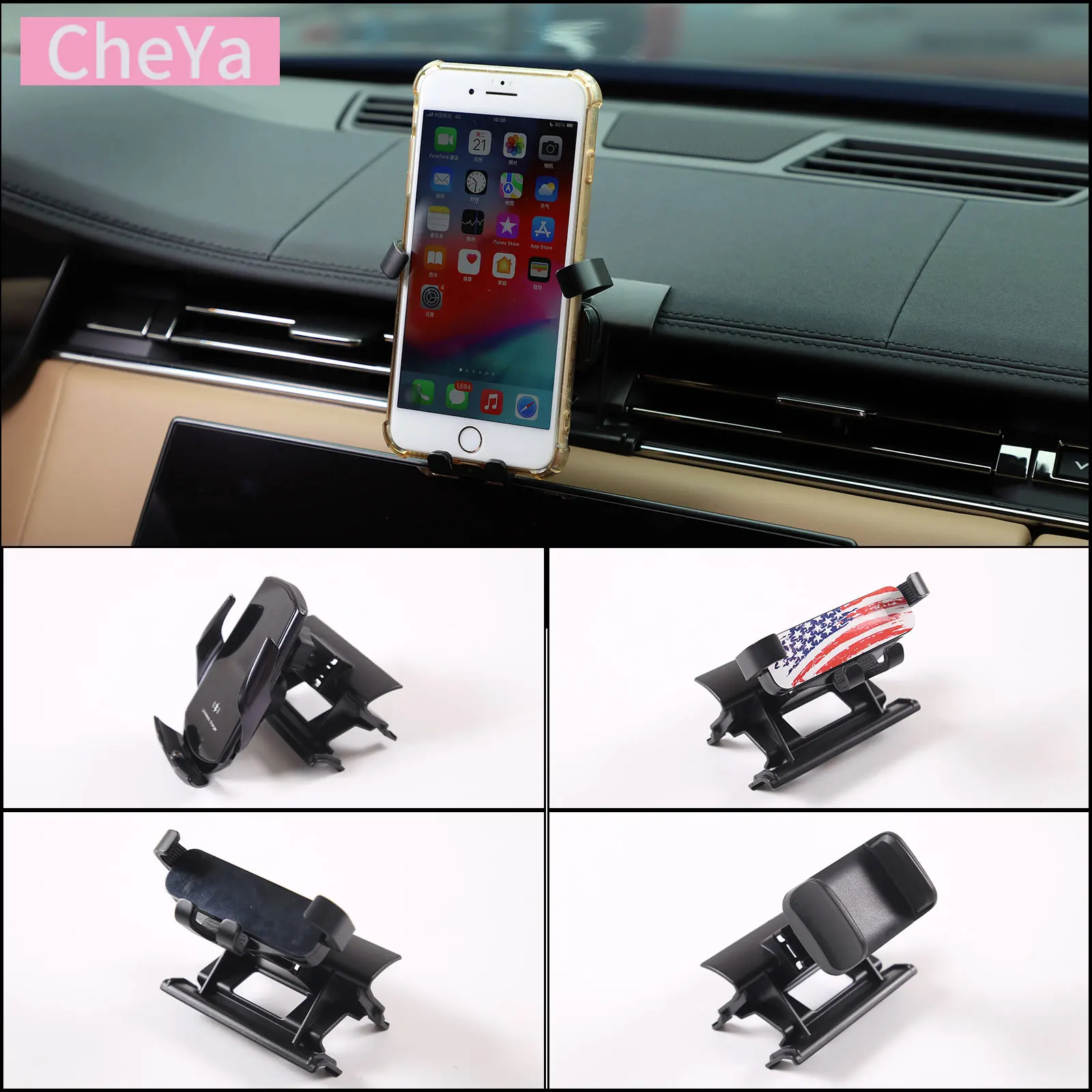 For Land Rover Range Rover Vogue 2023 ABS Black Car GPS Navigation Mobile Phone Holder Wireless Charging Mobile Phone Holder
For Land Rover Range Rover Vogue 2023 ABS Black Car GPS Navigation Mobile Phone Holder Wireless Charging Mobile Phone Holder