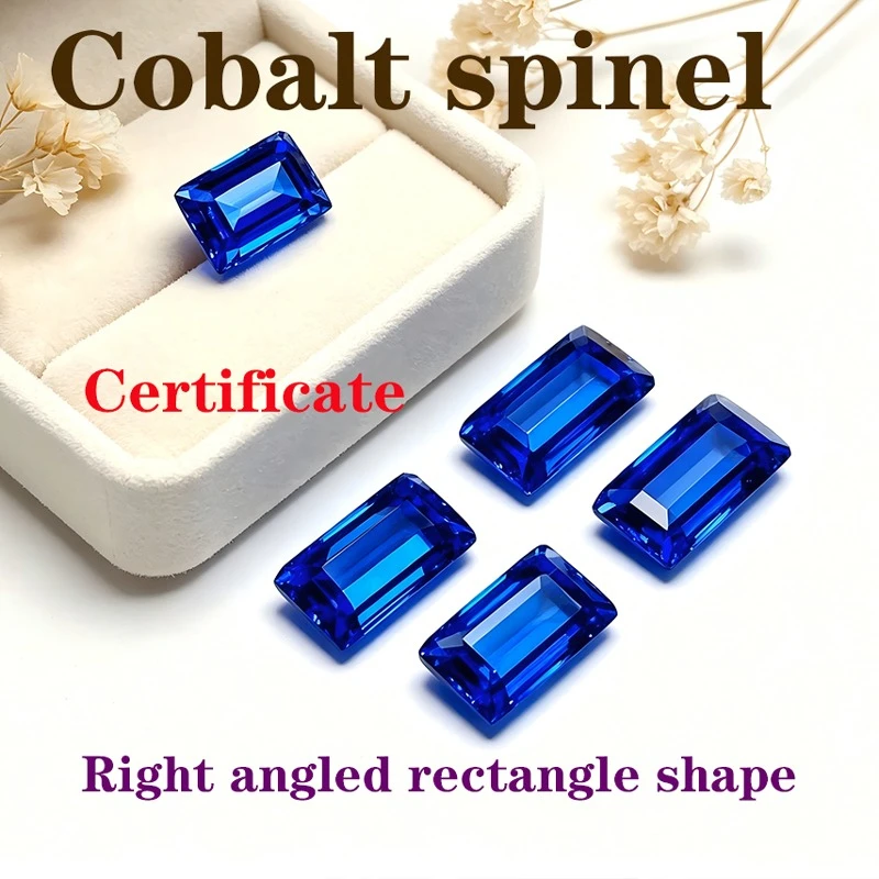 Artificial Gemstone Cobalt Spinel Right Angle Rectangle Shape Certificate Wholesale
Artificial Gemstone Cobalt Spinel Right Angle Rectangle Shape Certificate Wholesale