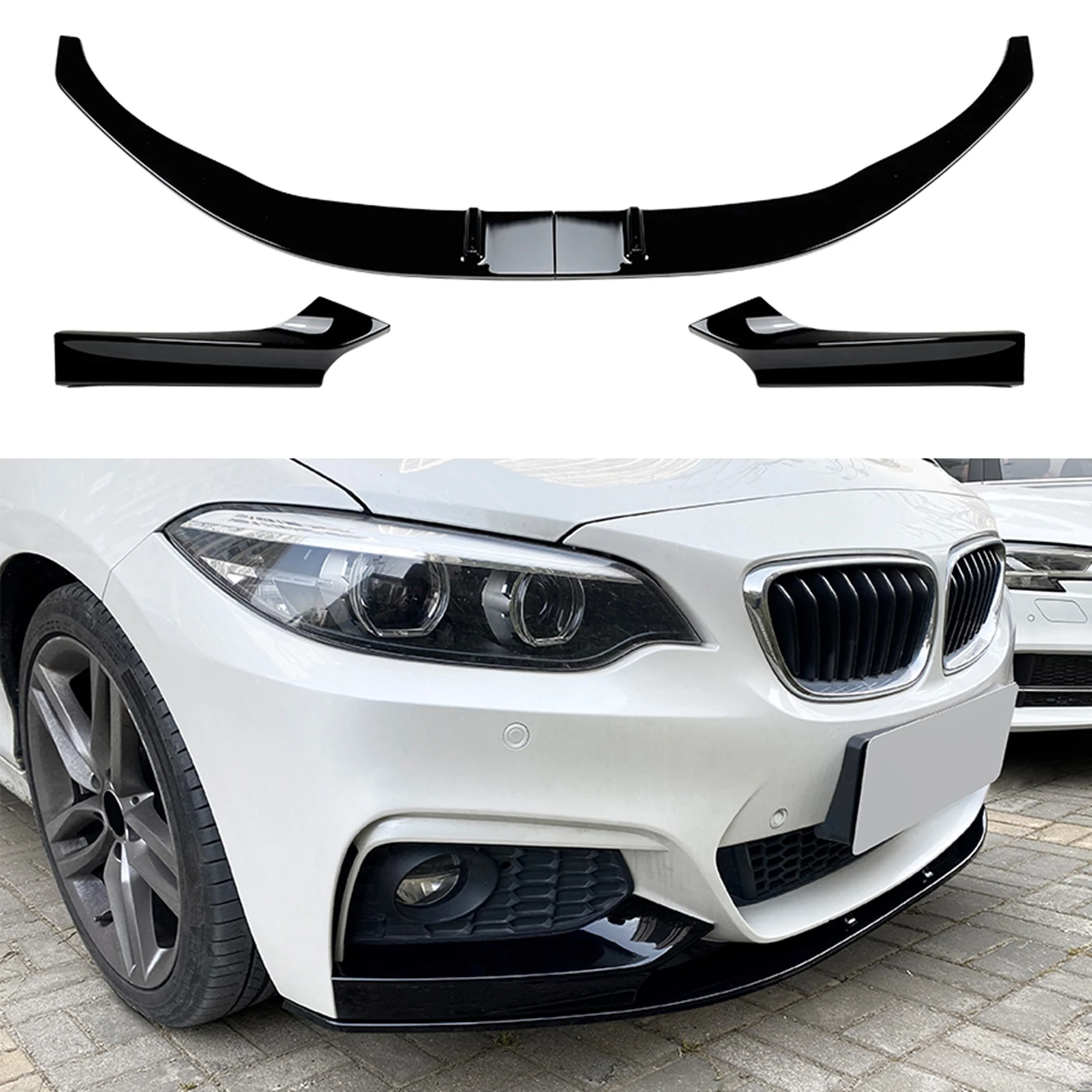 Front Bumper Spoiler Lip Kit with Side Corner For BMW 2 Series F22 F23 M Sport 2014-2021
Front Bumper Spoiler Lip Kit with Side Corner For BMW 2 Series F22 F23 M Sport 2014-2021
