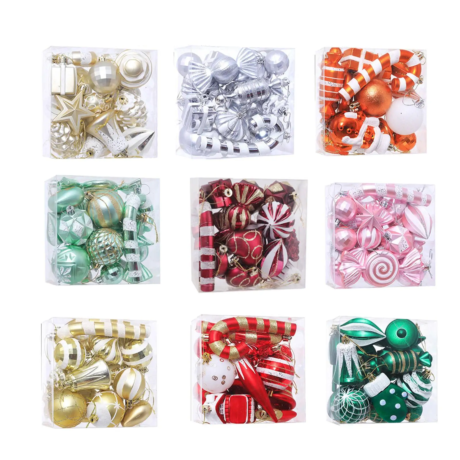 16 Pieces Christmas Tree Balls Ornaments Festive Hanging Cute Decor Wonderland Winter Miniatures Craft Xmas Small Pendants
16 Pieces Christmas Tree Balls Ornaments Festive Hanging Cute Decor Wonderland Winter Miniatures Craft Xmas Small Pendants
