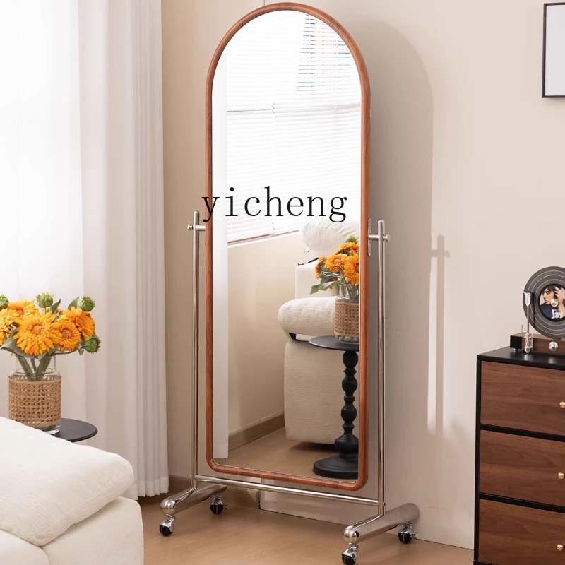 ZK Vintage Style Movable Full-Length Mirror for Home Use, Floor-Standing Rotating Clothing Store Slimming Mirror
ZK Vintage Style Movable Full-Length Mirror for Home Use, Floor-Standing Rotating Clothing Store Slimming Mirror