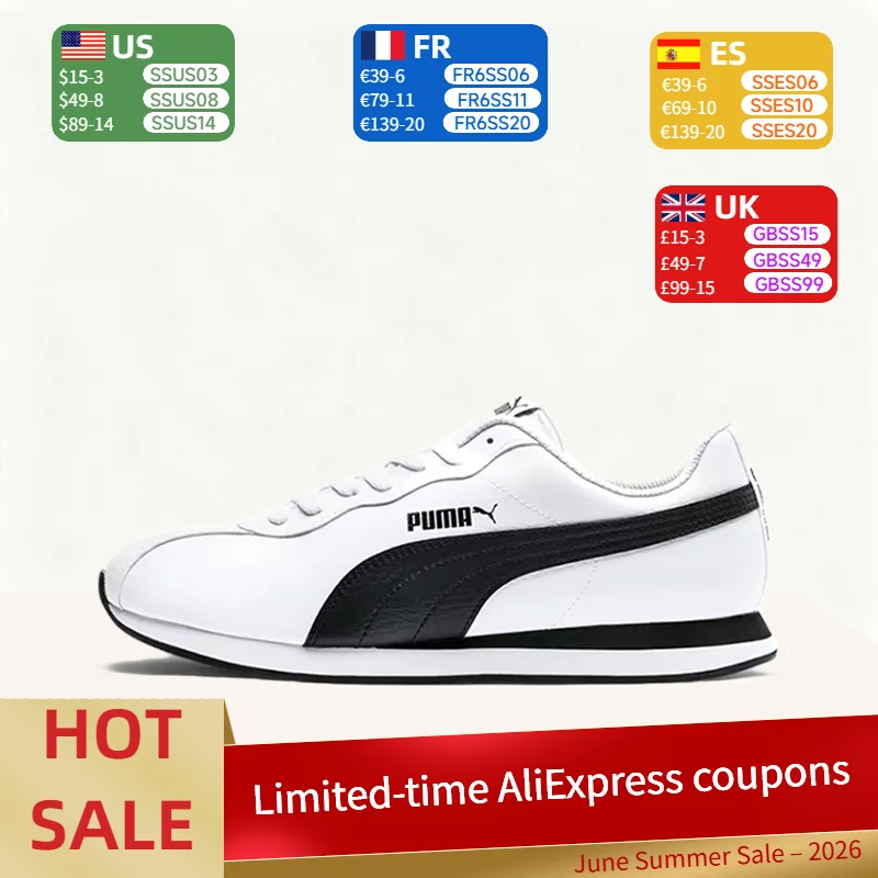 Puma Turin: Minimalist, Retro-Styled, Fashionable, Low-Top Casual Sneakers for Men and Women in Black and White 366962-04
Puma Turin: Minimalist, Retro-Styled, Fashionable, Low-Top Casual Sneakers for Men and Women in Black and White 366962-04