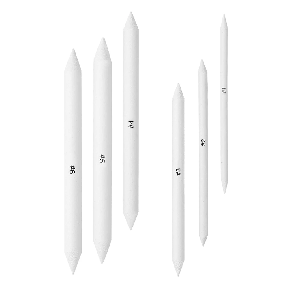 6pcs Sketch Paper Eraser Shading Pencils Blender Sticks Drawing Tools Artist Supplies Portable Design Smooth Erasing
6pcs Sketch Paper Eraser Shading Pencils Blender Sticks Drawing Tools Artist Supplies Portable Design Smooth Erasing