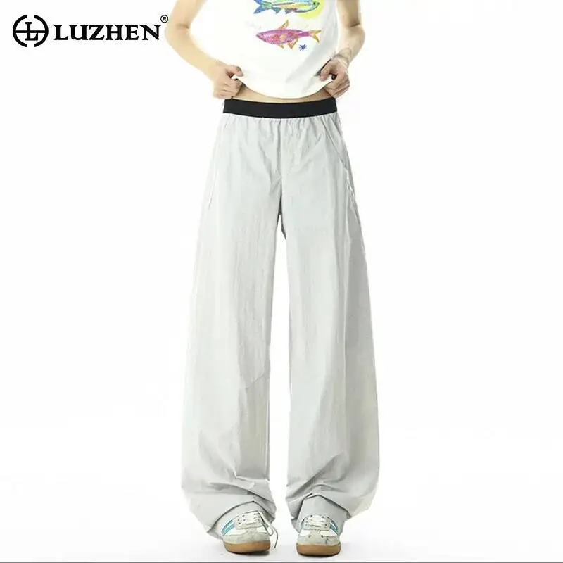 LUZHEN 2026 New Fashion High Waist Solid Color Simple Style Straight Tube Casual Pants Men's Handsome Wide Leg Trousers JY7503
LUZHEN 2026 New Fashion High Waist Solid Color Simple Style Straight Tube Casual Pants Men's Handsome Wide Leg Trousers JY7503