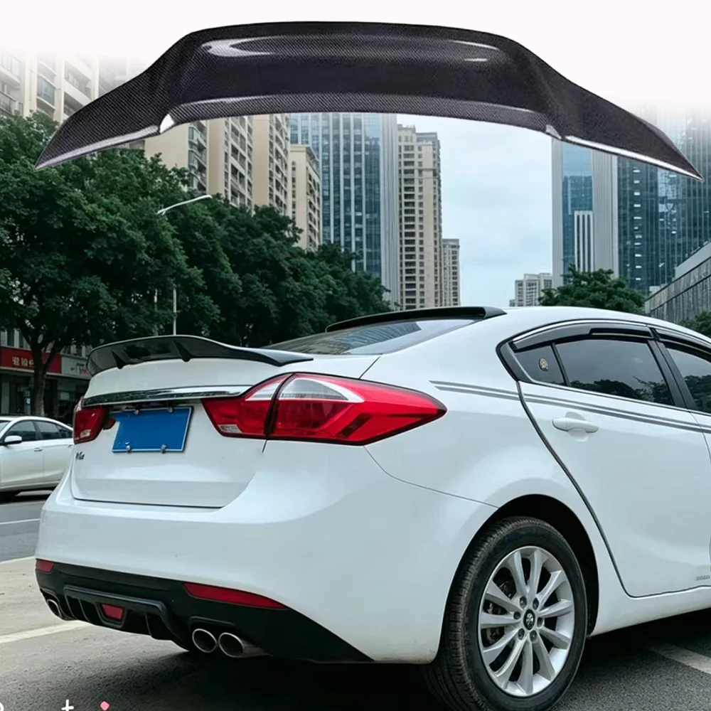Suitable for Kia K3 2016-2018 R style unpainted true carbon fiber ducktail tail trunk pressure tail modification accessories
Suitable for Kia K3 2016-2018 R style unpainted true carbon fiber ducktail tail trunk pressure tail modification accessories