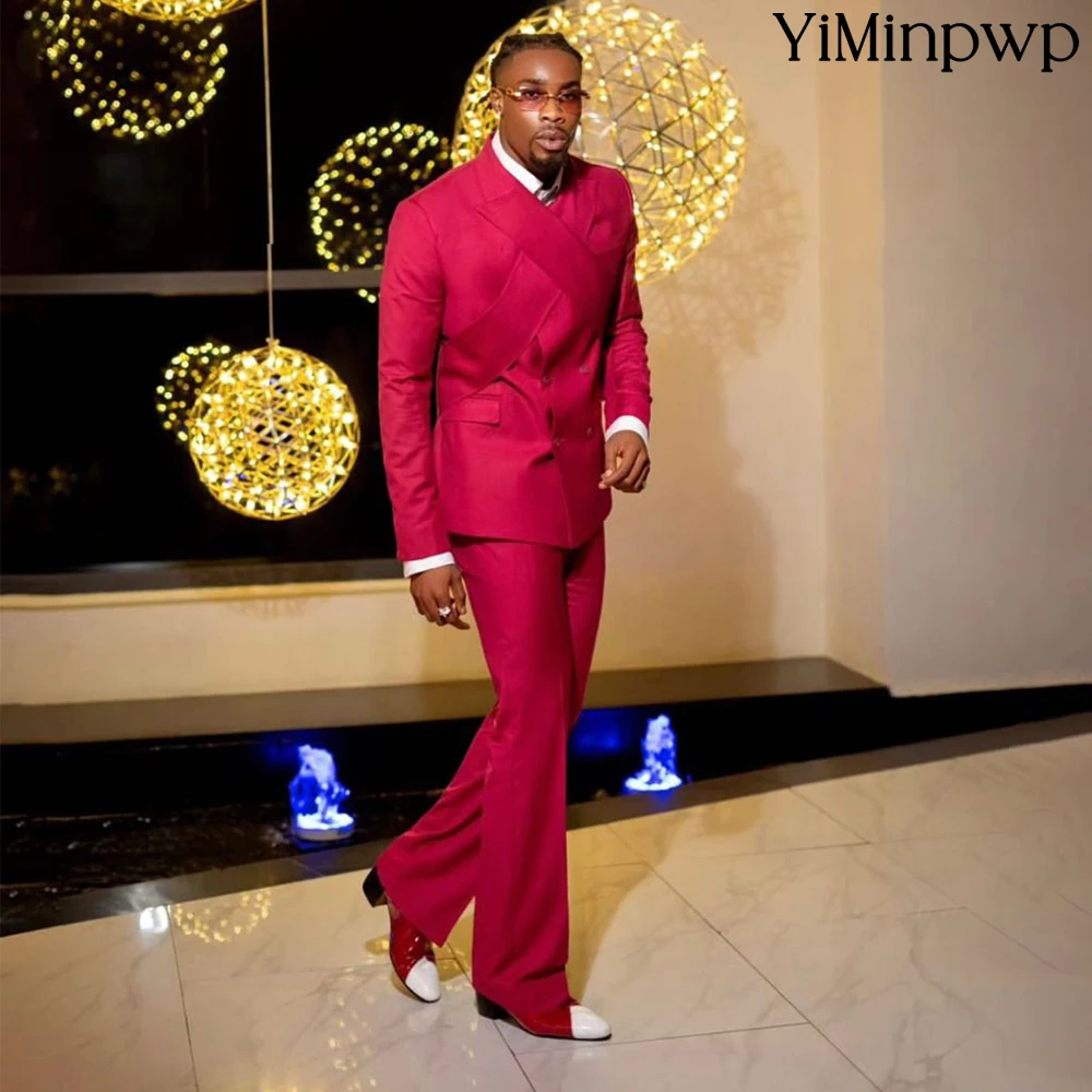 Trendy Red Men's Suit 2Pcs Set Double Breasted Cross Business Suit Design Office Formal Suit for Party Wedding Suit XS-5XL
Trendy Red Men's Suit 2Pcs Set Double Breasted Cross Business Suit Design Office Formal Suit for Party Wedding Suit XS-5XL